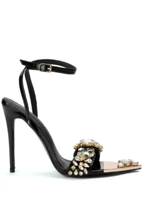 TILLY-BLACK STILETTO SANDAL