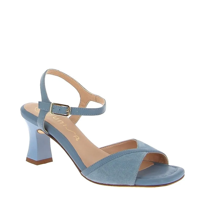 Unisa Meca Blue Heeled Sandal